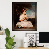De leeftijd van Innocence door Joshua Reynolds Poster (Thuiskantoor)