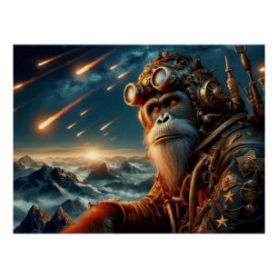 DE LEEFTIJD VAN STAAL-ORANG-OETAN 4 PERFECT POSTER