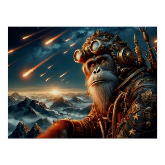 DE LEEFTIJD VAN STAAL-ORANG-OETAN 4 PERFECT POSTER (Voorkant)