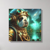 DE LEEFTIJD VAN STEEL-BULL DOG 2 CANVAS AFDRUK (Voorkant)