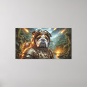 DE LEEFTIJD VAN STEEL-BULL DOG 5 CANVAS AFDRUK (Voorkant)