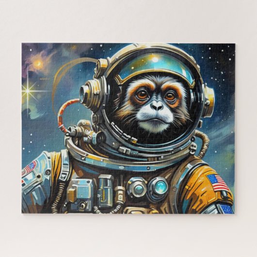 DE LEEFTIJD VAN STEEL-TAMARIN MONKEY 3 LEGPUZZEL (Horizontaal)