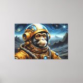 DE LEEFTIJD VAN STEEL-TAMARIN MONKEY 5 CANVAS AFDRUK (Voorkant)