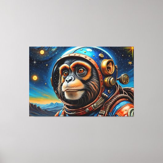 DE LEEFTIJD VAN STEEL-TAMARIN MONKEY 6 CANVAS AFDRUK (Voorkant)