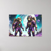 DE LEEFTIJD VAN STEEL-TAMARIN MONKEY 7 CANVAS AFDRUK (Voorkant)