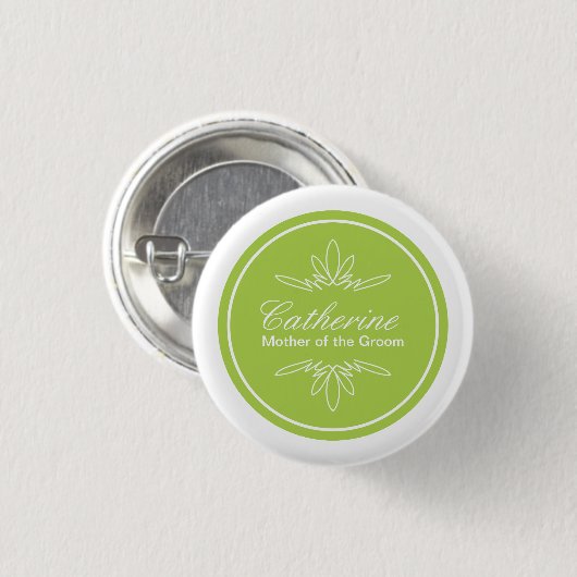 De leeftijdlooze Button van de Naam van de Partij (Voorkant /achterkant)