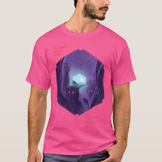 De leegte die reizen en reizen bindt t-shirt (Voorkant)