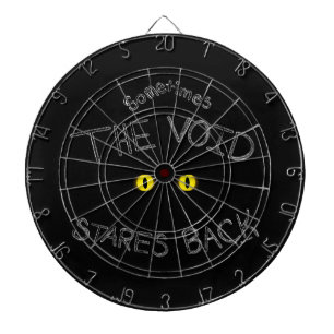 De leegte staart terug dartbord