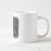 De leegte staart terug grote koffiekop (Rechts)