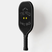 De leegte staart terug pickleball paddle (Links)
