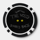 De leegte staart terug poker chips (Achterkant)