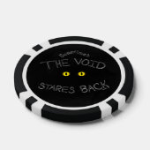 De leegte staart terug poker chips (Enkel)