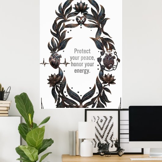 De leegte van de executie poster (Thuiskantoor)