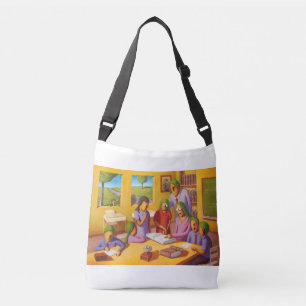 "De leercirkel" Crossbody Tas