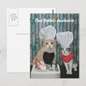 De Leerling van Bubba van de chef-kok Briefkaart (Voorkant / Achterkant)