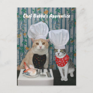 De Leerling van Bubba van de chef-kok Briefkaart