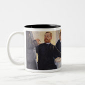 De leerlingen, 1892 tweekleurige koffiemok (Links)