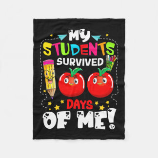 De leerlingen overleefden 100 dagen van Me School  Fleece Deken