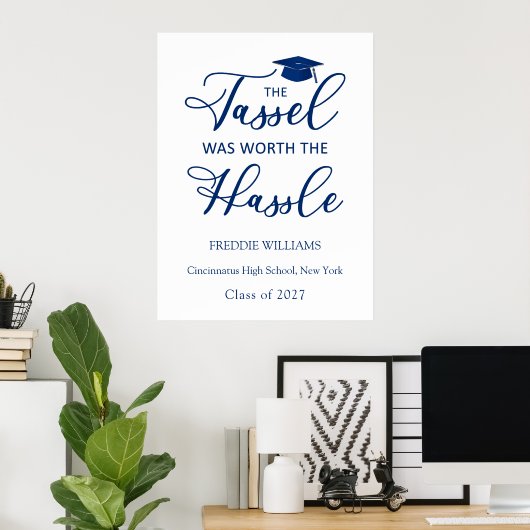 De Leerpartij Tassel was de beste van de Hassle Poster (Thuiskantoor)