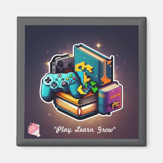 "De leerspeeltuin" Magneet (Voorkant)