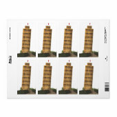 De Leertoren van Pisa Etiket (Full Sheet)