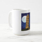 De Leertoren van Pisa Koffiemok (Voorkant links)