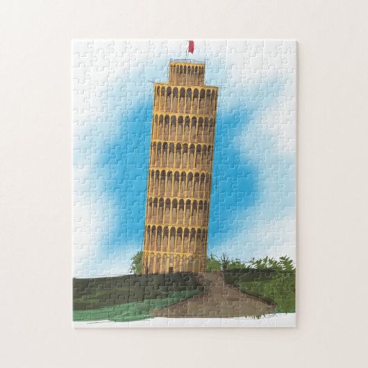 De Leertoren van Pisa Legpuzzel (Verticaal)