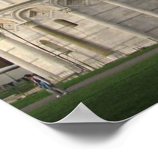 De Leertoren van Pisa Poster (Hoek)