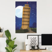 De Leertoren van Pisa Poster (Thuiskantoor)