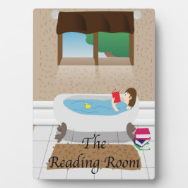 De leeskamer badkamer fotoplaat