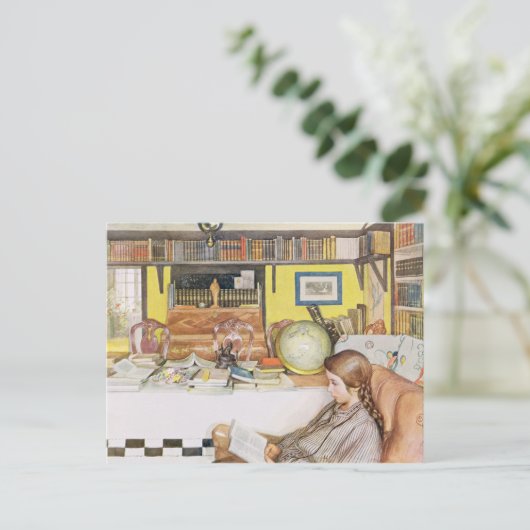 De Leeskamer, café in Lasst Licht Hinin Briefkaart (Staand voorkant)