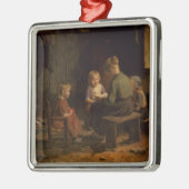 De leesles metalen ornament (Links)