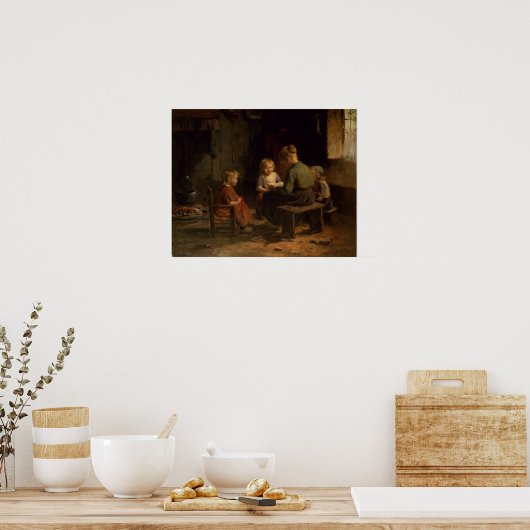 De leesles poster (Keuken)