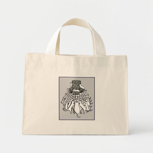 De leestekzak Comfy Mini Tote Bag (Voorkant)