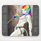 De leeuw beroeren muismat (Voorkant)