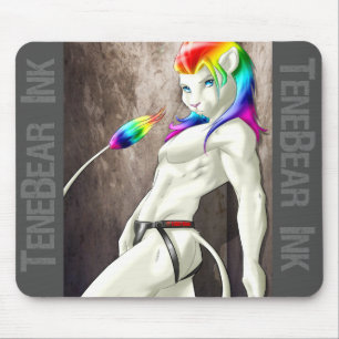 De leeuw beroeren muismat