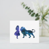 De leeuw briefkaart (Staand voorkant)