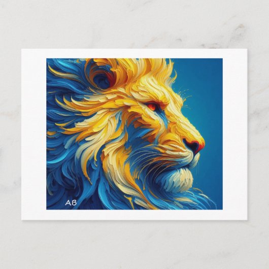 De Leeuw, Briefkaart (Voorkant)