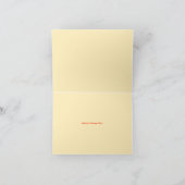 De leeuw dankt u kaardt bedankkaart (Binnen)