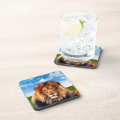 De leeuw, de koning van het woud, 15475 bier onderzetter (Rechterzijde)