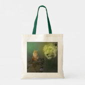 De leeuw en de kat, budgettaire Canvas tas (Achterkant)