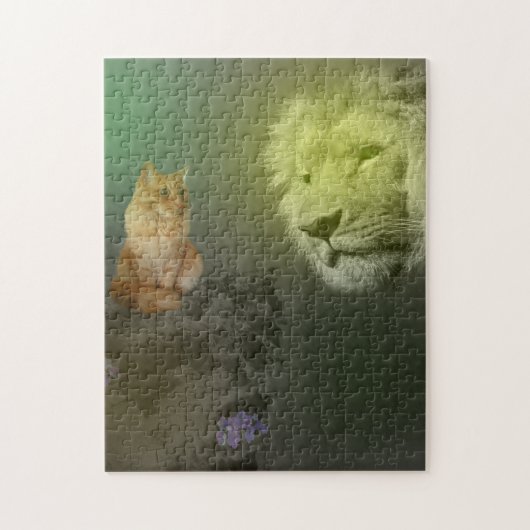 De leeuw en de kat, de puzzel (Verticaal)