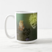 De leeuw en de kat, koffie-Mok Koffiemok (Links)