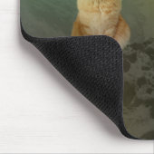 De leeuw en de kat, Mousepad Muismat (Hoek)