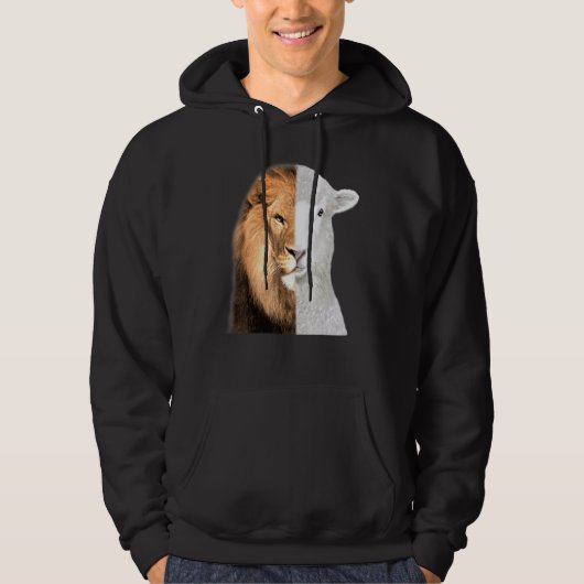 De leeuw en de lamp hoodie (Voorkant)