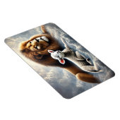 De leeuw en de lamsmagneet magneet (Rechterzijde)