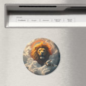 De leeuw en de lamsmagneet magneet (Insitu (Vaatwasser))