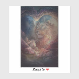 De leeuw en het lam Stickers