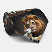 De leeuw en het land stropdas (Opgerold)
