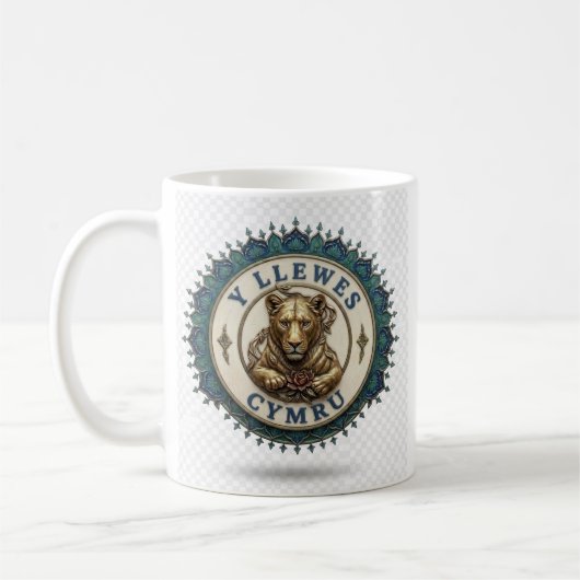 De leeuw. Engeland Koffiemok (Links)